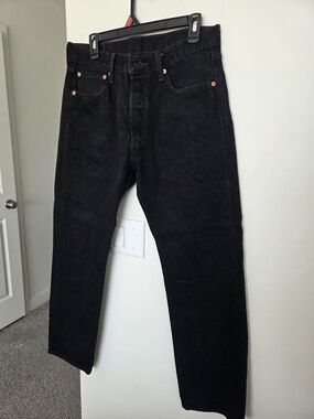 Levi's Black Straight Leg Men's Jeans